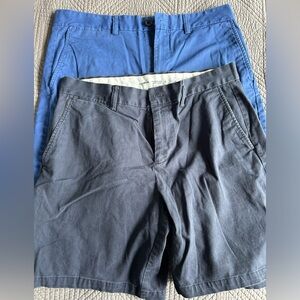 Bundle of 2 Old Navy Ultimate Flex Slim fit Flat front shorts Size 33